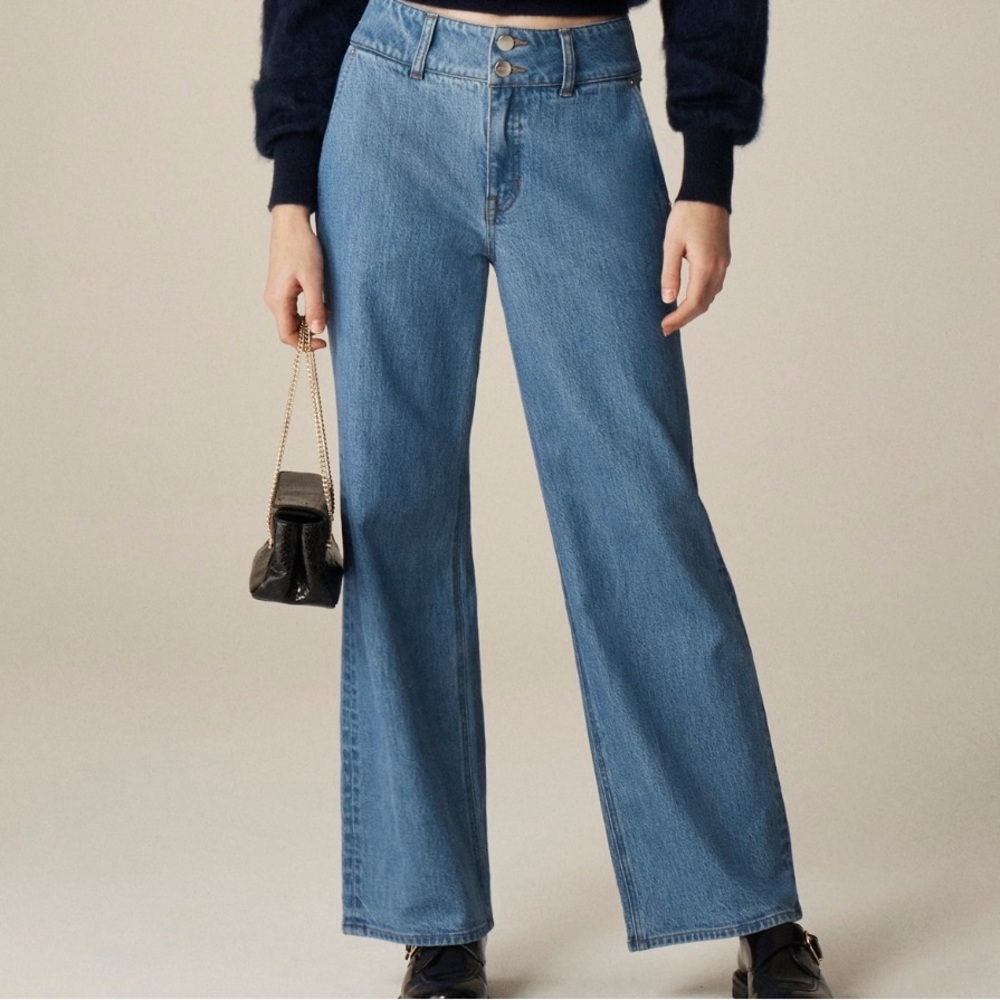 J. Crew Blue Flare & Wide Leg Jeans Sz 25